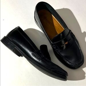 Weejuns Bass Penny Loafers Katherine Black Leather sz 8.5 Womens Shoes Brazil